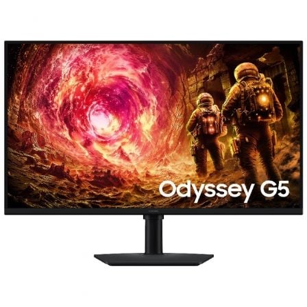Monitor Gaming Samsung Odyssey G5 S32FG502EU 32'/ QHD/ 1ms/ 180Hz/ IPS/ Regulable en altura/ Negro